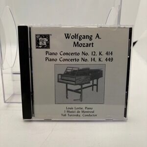 Wolfgang‎ A. Mozart Piano Concertos 12 & 14 Louis Lortie I Musici CD